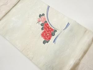 花束模様織出し名古屋帯